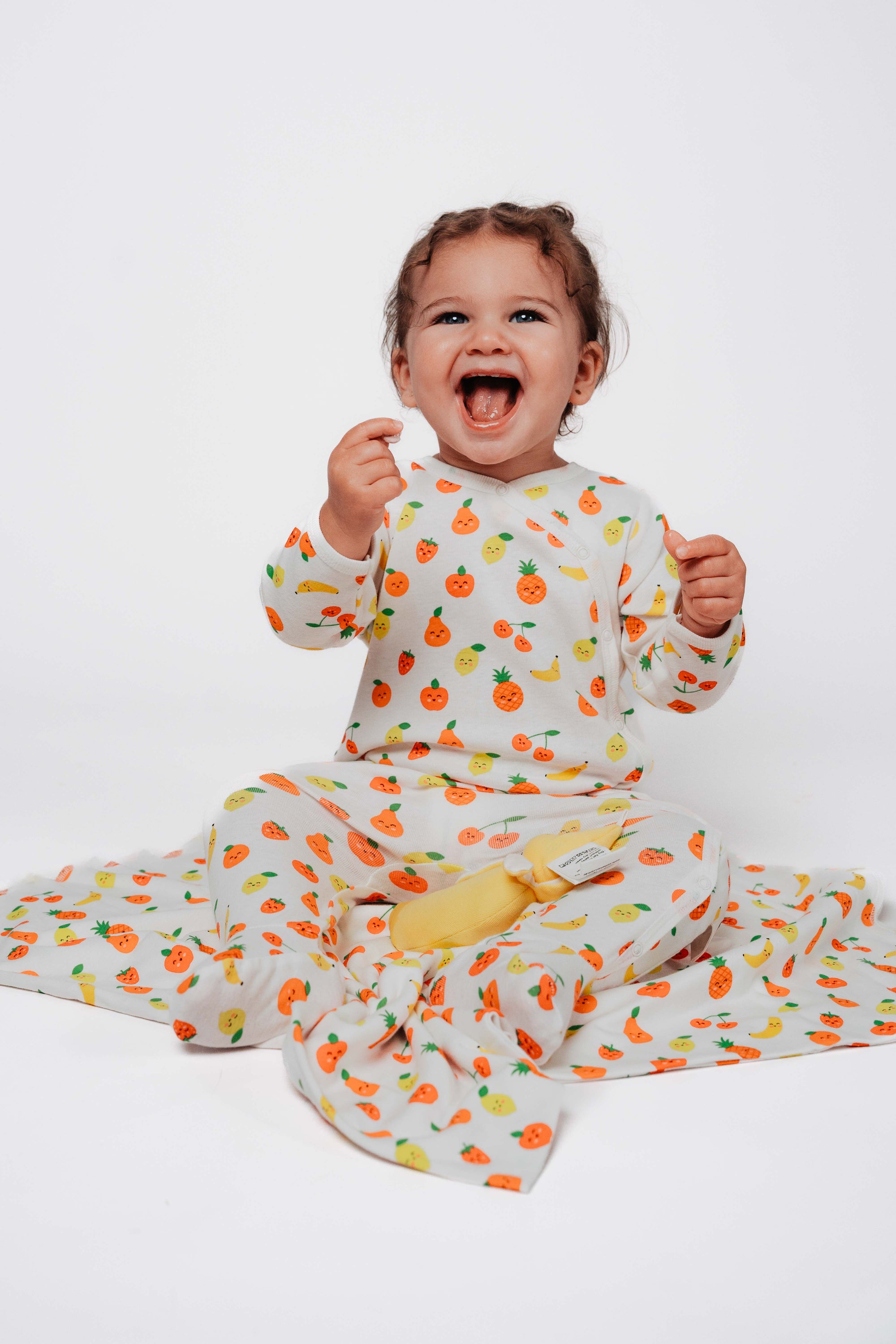 Cherry Print Onesie Set