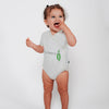 Short Sleeve Baby Bodysuit - Teeny Beany Print