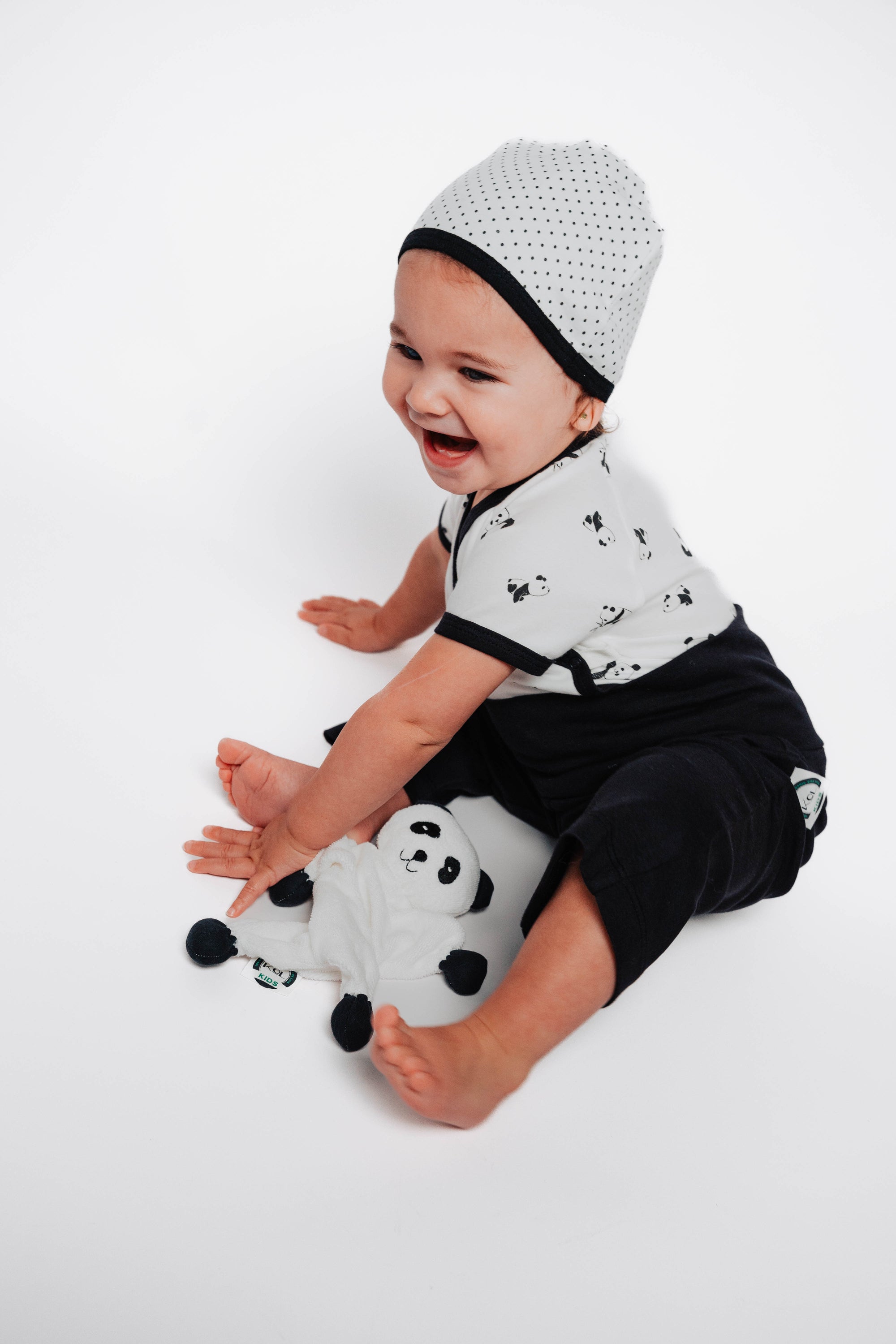 Panda Bodysuit Set