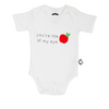 Short Sleeve Baby Bodysuit – Apple Of My Eyes Print